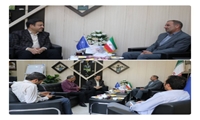 نشست مدیرکل صنعت،معدن وتجارت استان کرمانشاه با مدیر کل پست استان