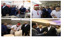 بازدید مسئولان ارشد استان کرمانشاه از کارخانه شکرریز