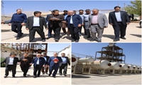 بازدید دکتر مصری و مهندس باقرخانی از فیدار پالایش ویرا؛ حمایت از تولید دانشبنیان در کرمانشاه
